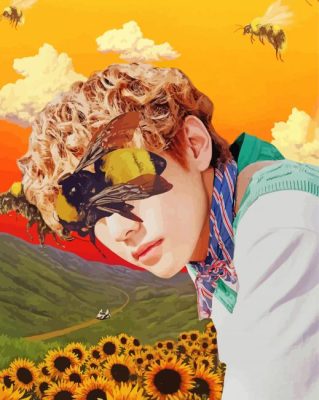 Flower Boy Art  paint by numbers