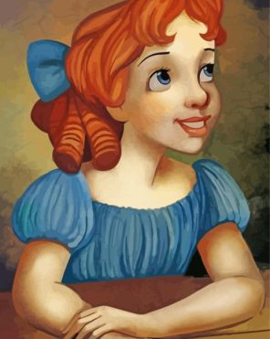 Vintage Disney Wendy paint by numbers