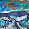 Abstract Whale Illustration paint by numbers