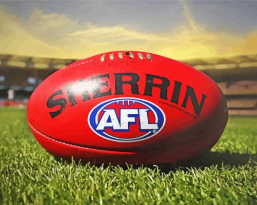 Afl Football paint by number