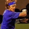 Andrey Rublev Tennis Player paint by numbers