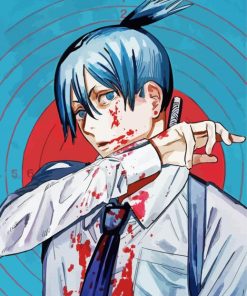 Anime Chainsaw paint by numbers