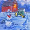 Country Christmas paint by number