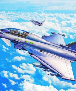 Eurofighter Typhoon Art paint by numbers