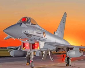 Eurofighter Typhoon paint by numbers