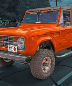 Ford Bronco paint by numbers