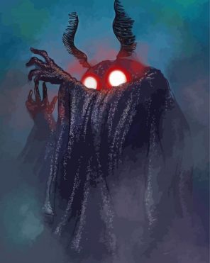 Mothman paint by numbers