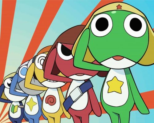Sgt Frog paint by numbers