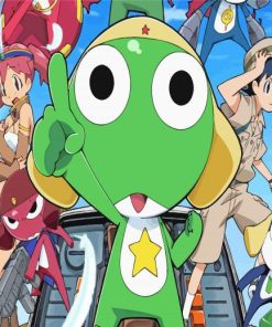 Sgt Frog Animation paint by numbers