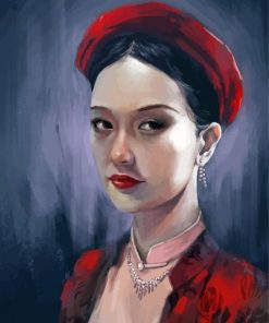 Vietnamese Lady paint by numbers
