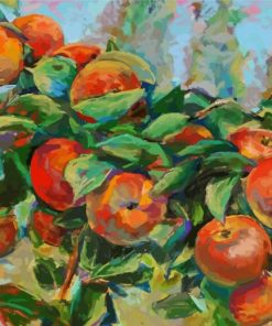 Abstract Apple Tree paint by numbers