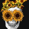 Skull Sunflowers paint by numbers