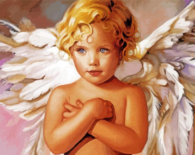 ANGEL Paint by Numbers Kit Decor DIY Paint by Number Numbers Kit