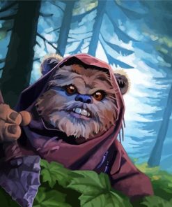 Ewok Art paint by numbers