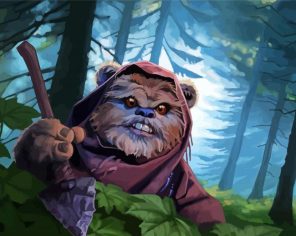Ewok Art paint by numbers