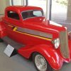Red Zz Top Car paint by numbers