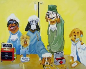 The Veterinarians paint by numbers