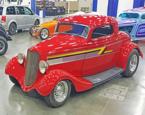 Zz Top Car paint by numbers