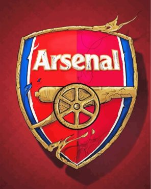 Arsenal Club Logo paint by numbers