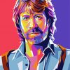 Chuck norris paint by numbers