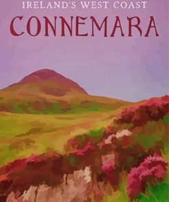 Connemara Illustration Poster paint by numbers