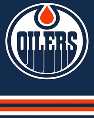 Edmonton Oilers Hockey paint by numbers
