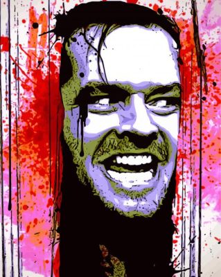 Here is Johnny Splatter paint by numbers