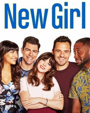 New Girl Illustration paint by numbers