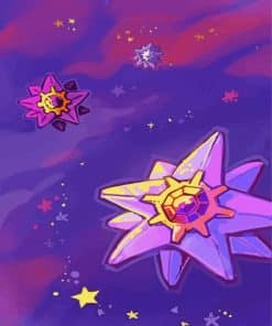 Starmie Pokemon Art paint by numbers