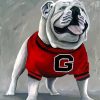 Georgia Bulldog paint by numbers