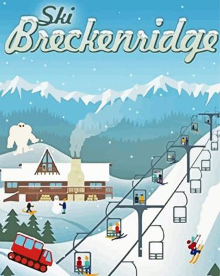 Breckenridge Colorado paint by numbers