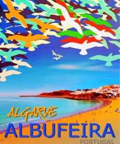 Albufeira Portugal paint by numbers