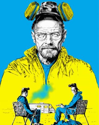 Breaking Bad Illustration paint by numbers