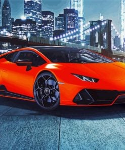 Lambo Huracan paint by numbers