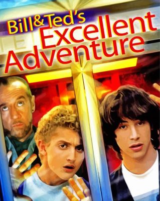 Bill And Teds Excellent Adventure paint by numbers