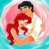 Ariel And Prince Eric paint by numbers