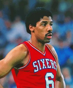 The Basketball Player Julius Erving paint by numbers