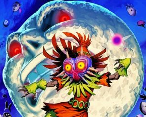 The Majoras Mask Paint By Numbers - Numeral Paint Kit
