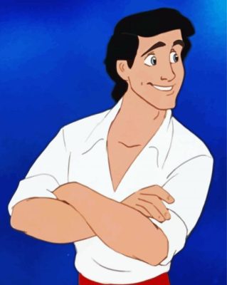 Prince Eric Disney paint by numbers