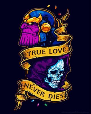 True Love Never Dies paint by numberss