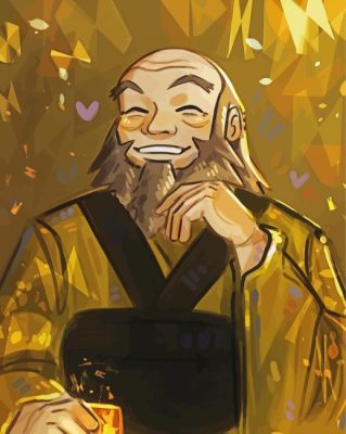 Uncle Iroh paint by numbers