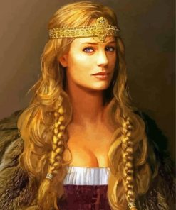Viking Woman paint by numbers