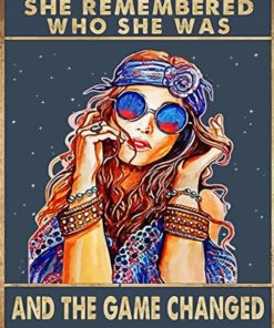 She Remembered Who She Was paint by numberss