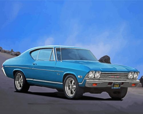 68 Chevelle paint by numbers