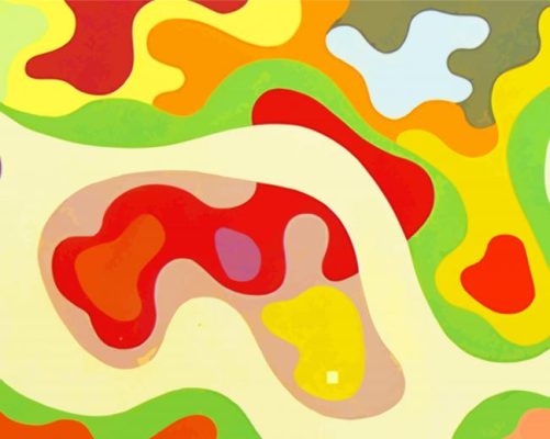 Burle Marx Art paint by numbers