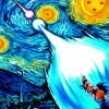 Dragonball Stary Night paint by numbers