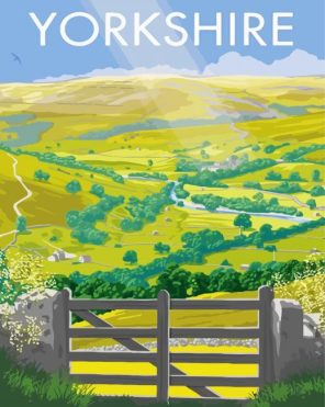 East Yorkshire Poster paint by numbers
