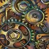 Aesthetic Gears paint by numbers