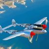 Aesthetic Lockheed P 38 Lightning Paint By Numbers