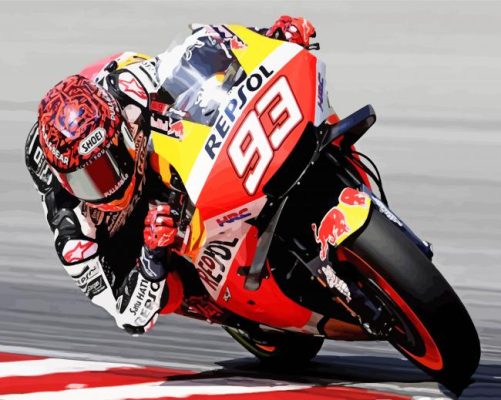 Repsol Honda paint by numbers